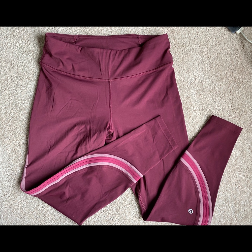 Lululemon Athletica 12 leggings, Run Crew 28” NWT